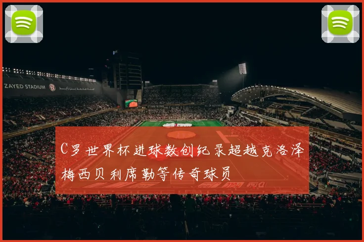 C罗世界杯进球数创纪录超越克洛泽梅西贝利席勒等传奇球员